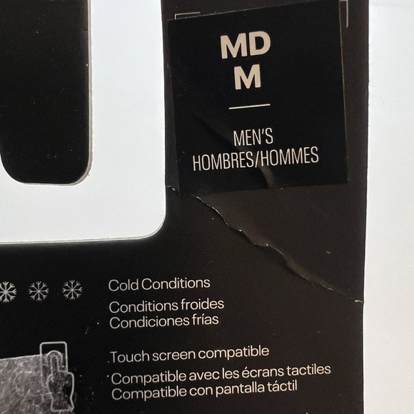 Under Armour Mens Halftime Tech‎ Gloves Grey Size Medium New - Picture 5 of 6